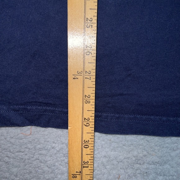 VTG Disney Parks T Shirt Men's Sz XL Blue Ringer Ukulele Floral Double Sided Tee - Picture 8 of 9